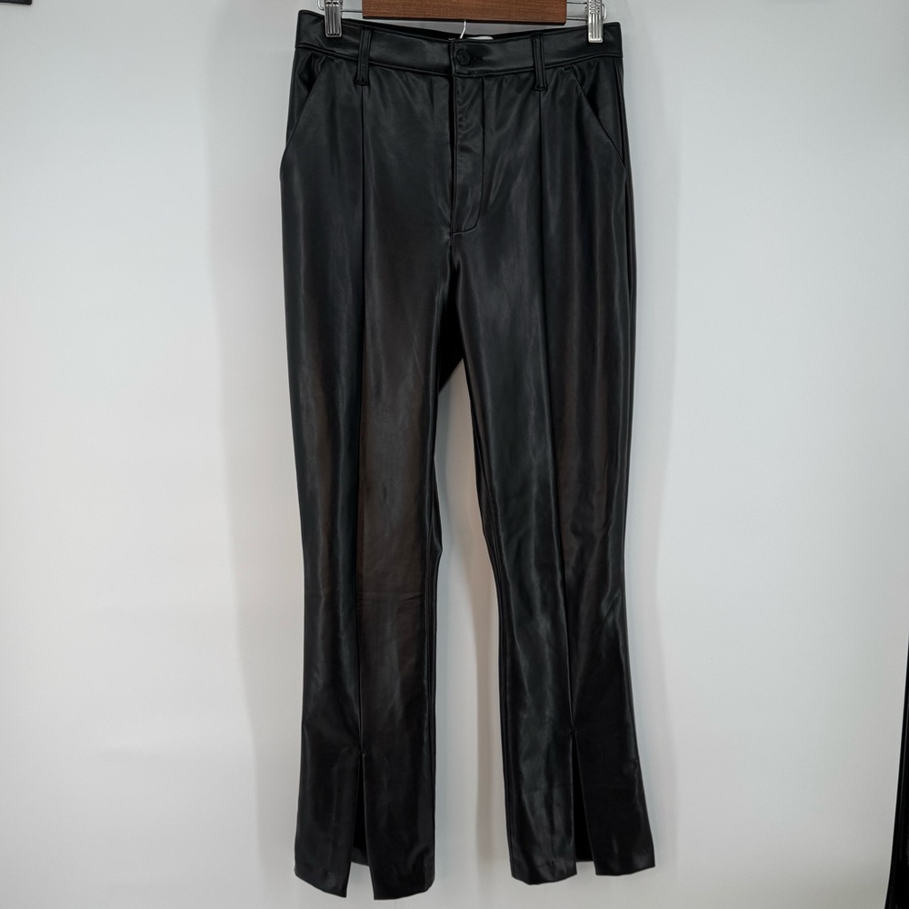 Abercrombie & Fitch Curve Love Faux Leather Skinny Ultra high rise Dress Pants29 - Picture 3 of 9